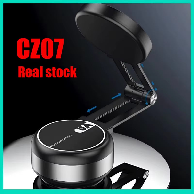 2024 New CZ07 Vacum Car Holder for Iphone Samsung Xiaomi Magnetic Car Mount Vacuum Phone Holder